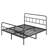Huddleson Bed Metal Platform Bed frame-1583238701