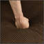 Canapé RSF en velours côtelé avec 1 coussin - brun-888023442-888023443