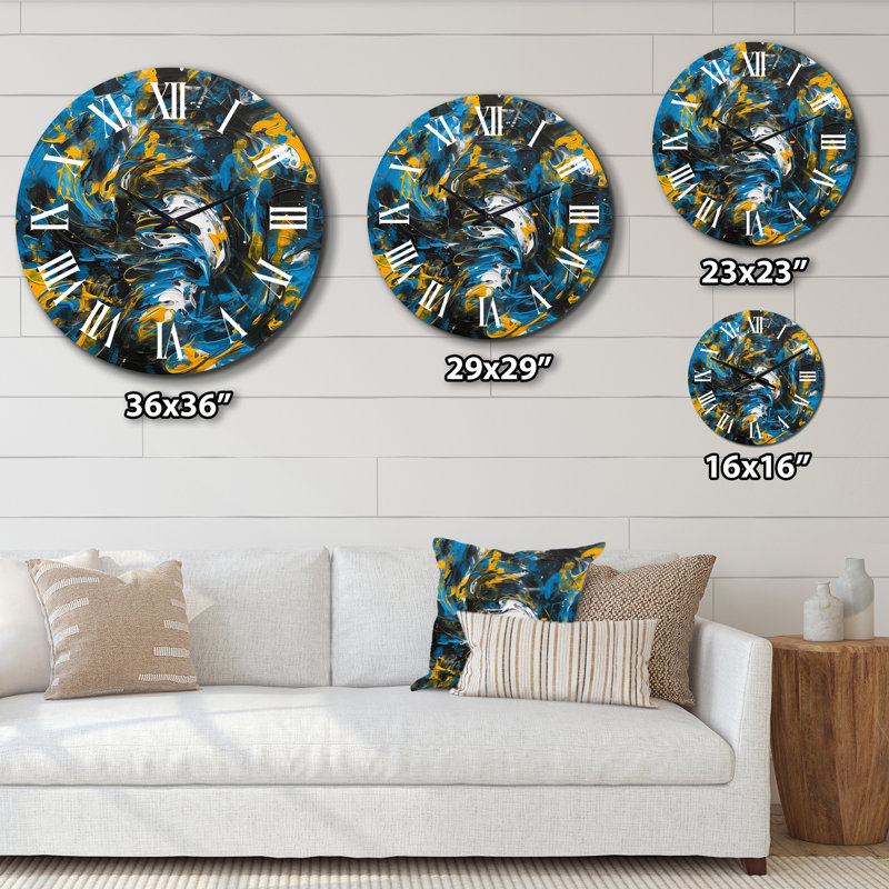 Metal Wall Clock, Extra Large