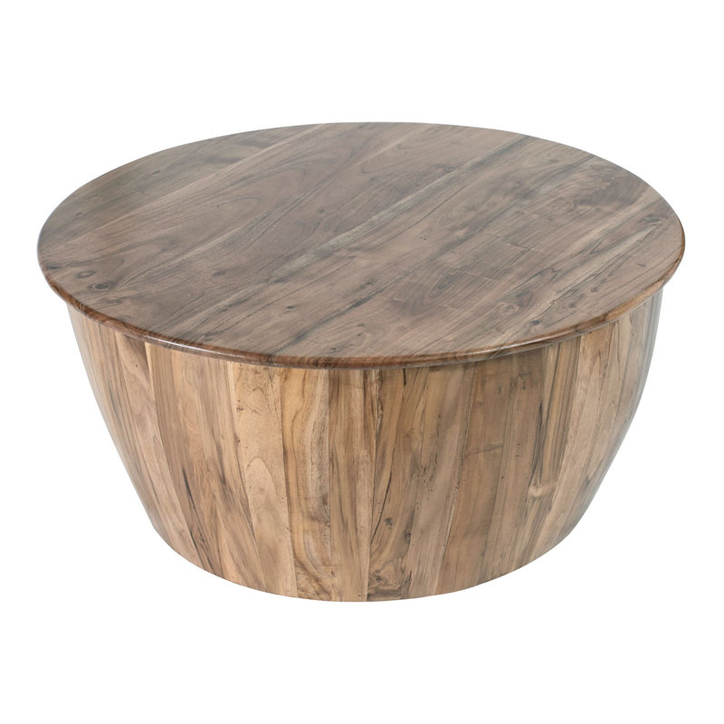 Mequon Solid Wood Top Coffee Table
