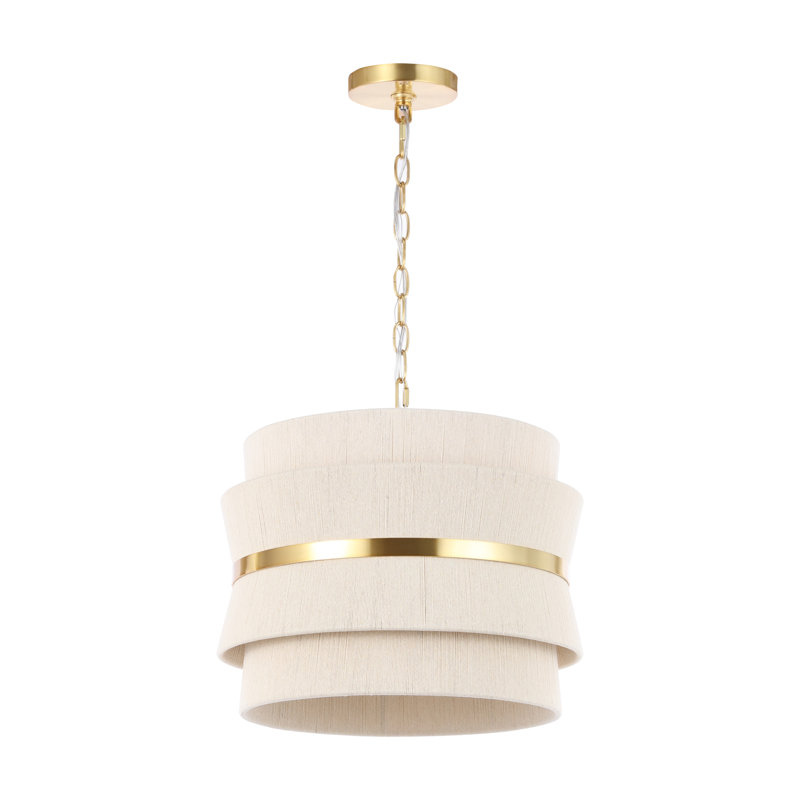 Luminaire suspendu géométrique à 3 lumières Abbington