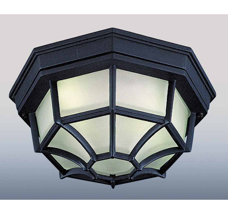 Plafonnier encastré 1 lumière, Noir