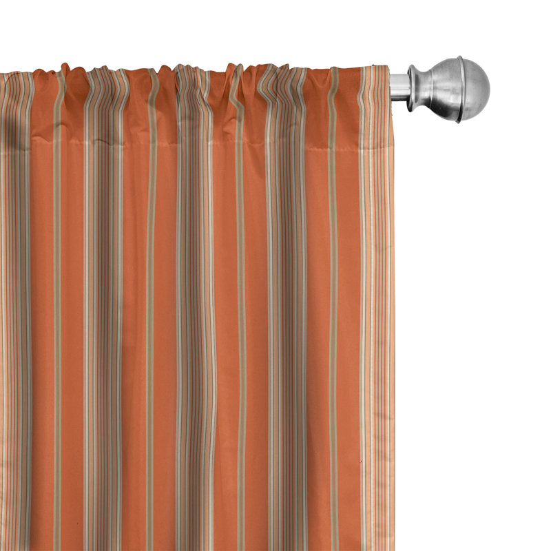 Rideaux 4 panneaux East Urban Home, L 56 po x L 84 po