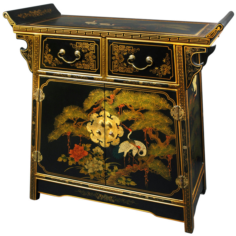 Camille Solid Wood Accent Cabinet