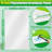 15 Pack 4'×2'×0.24'' Twin-Wall Polycarbonate Greenhouse Panels