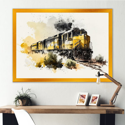Rhythm Of The Train II - Transportation Train Framed Prints
