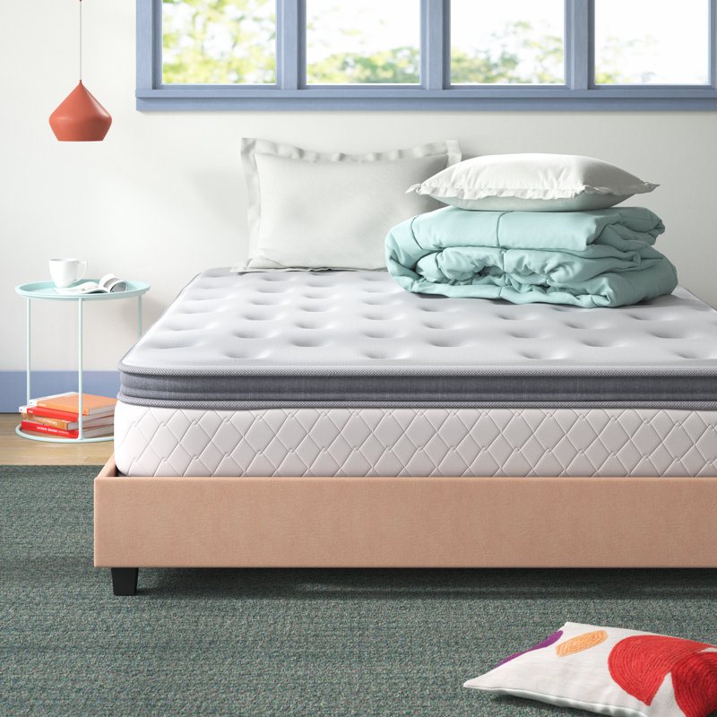 Brooklyn Bedding Firm Pillow Top Mattress, Twin, 13"