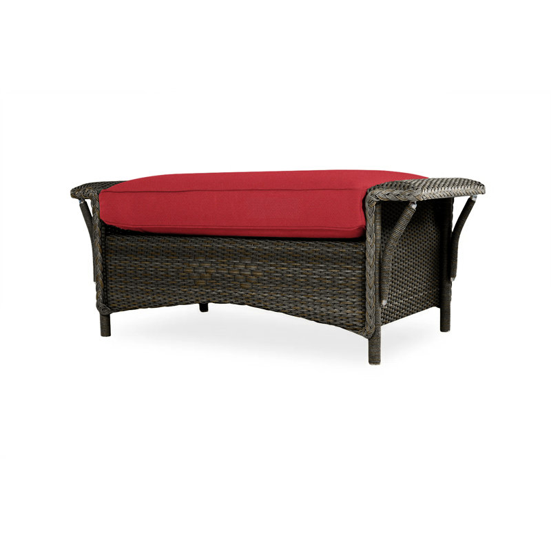 Nantucket Outdoor Ottoman, Remy Pebble, Mink