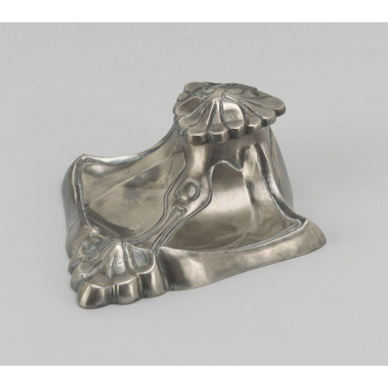 Sculpture décoratif inkwell Zeigler, Argent antique