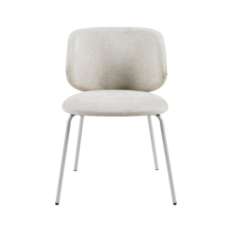 Titus Fabric Dining Chairs (Set of 2), Beige
