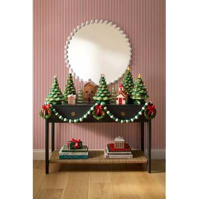 Gingerbread Stoneware Lantern