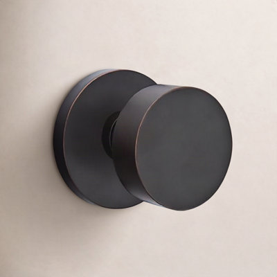 Passage Door Knob with Disk Rosette