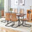 Rectangular Pedestal Dining Table Set-581561043