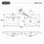 Double Sink Bathroom Vanity with Resin Sink Top, Soft-Close Doors and Drawers, White