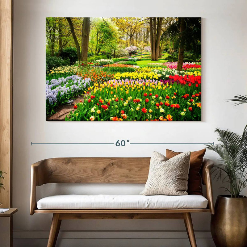 Harnek Tulips Flower, 34" H x 51" W
