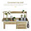 Garden Wood Potting Bench 100% Fir Wood-66346151