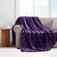 Reversible Faux Fur Mink Fleece Blanket Throw - Ultra Soft Plush Luxury Sofa & Bed Throw, Warm Light-299321579-301204290