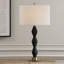 Lampe de table en pierre brute Rawail