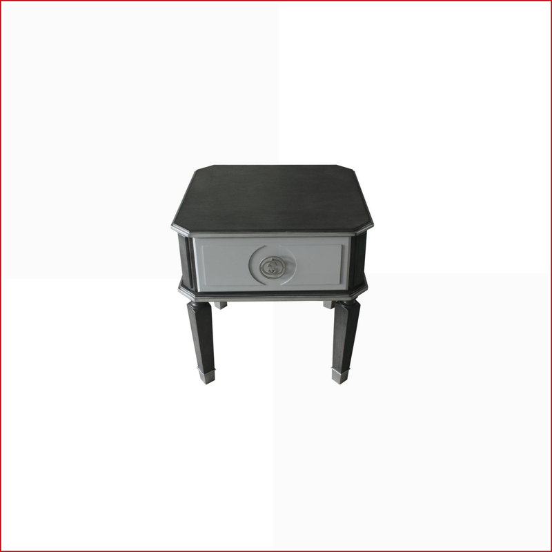 Table de bout moderne grise / gris clair The House Beatrice