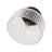 1-Light Flush Mount Ceiling Light With Clear Ribbed Glass-265267731