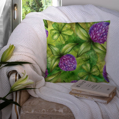 Coussin décoratif intérieur / extérieur Shamrocks in Bloom