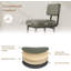 Faux Leather Accent Chair