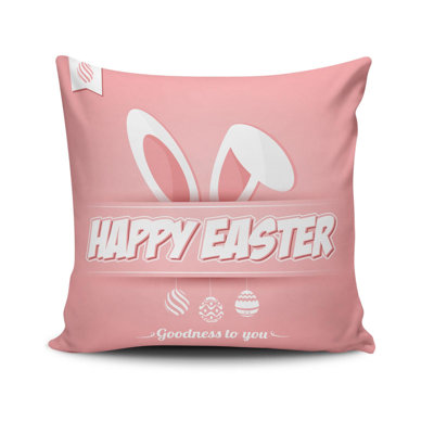 Decorative Cushion Cover, 17 x 17 Inches, 50% Cotton / 50% Polyester | Machine Washable at 104°F, Ironable, Concealed Zip Closure | Perfect for Living Room, Bedroom, and Stylish Home Décor