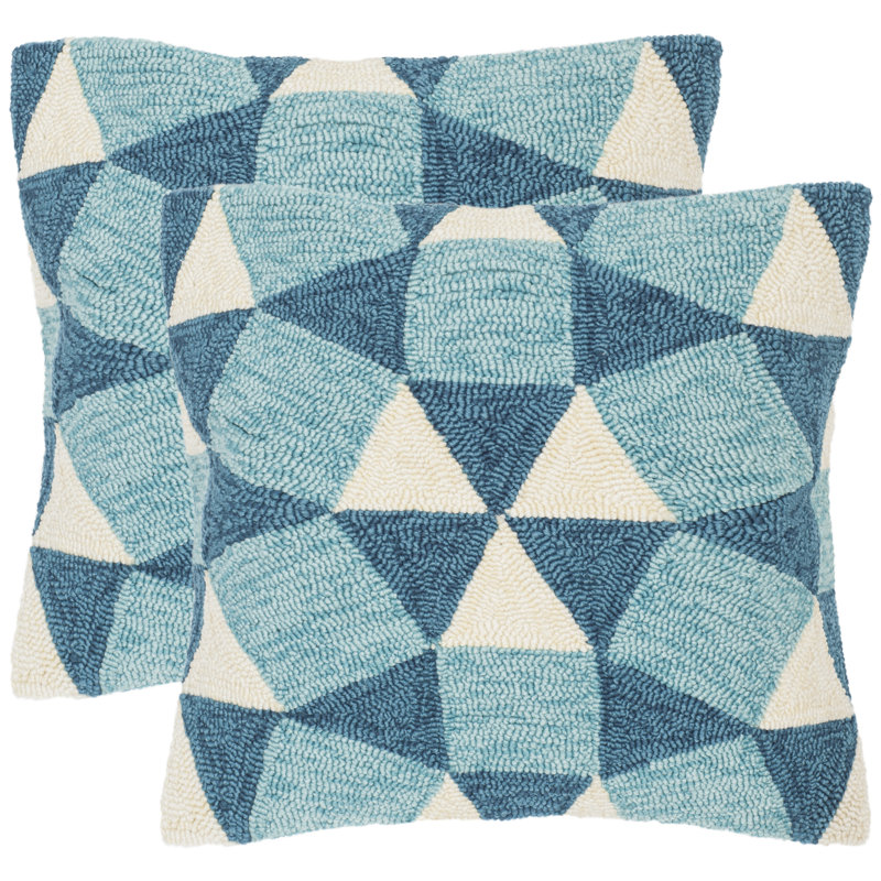 Coussin décoratif abstrait et intérieur abstrait, Bleu nautique