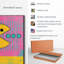 Rétro pastel Pacman sur impression sur toile-1042929861