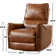 Swivel and Rocker Power Recliner Chair with USB Port Soft Breathable Leather