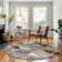 Premium Machine Washable Prisco Brown Rug