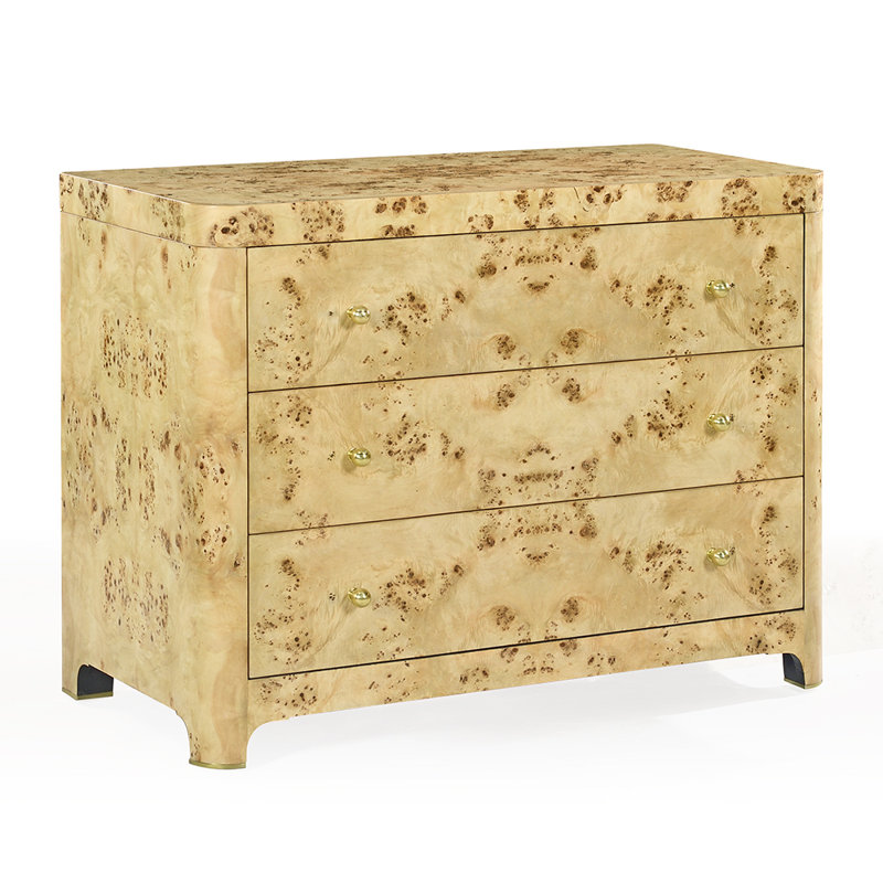 Commode d'appoint Roland, Ronce naturel