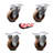 4 Piece High Temp Glass Filled Nylon Caster Set
