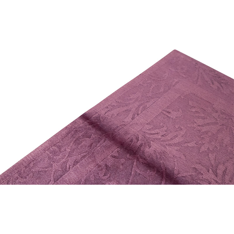 Hand Knotted Area Rug in Plum