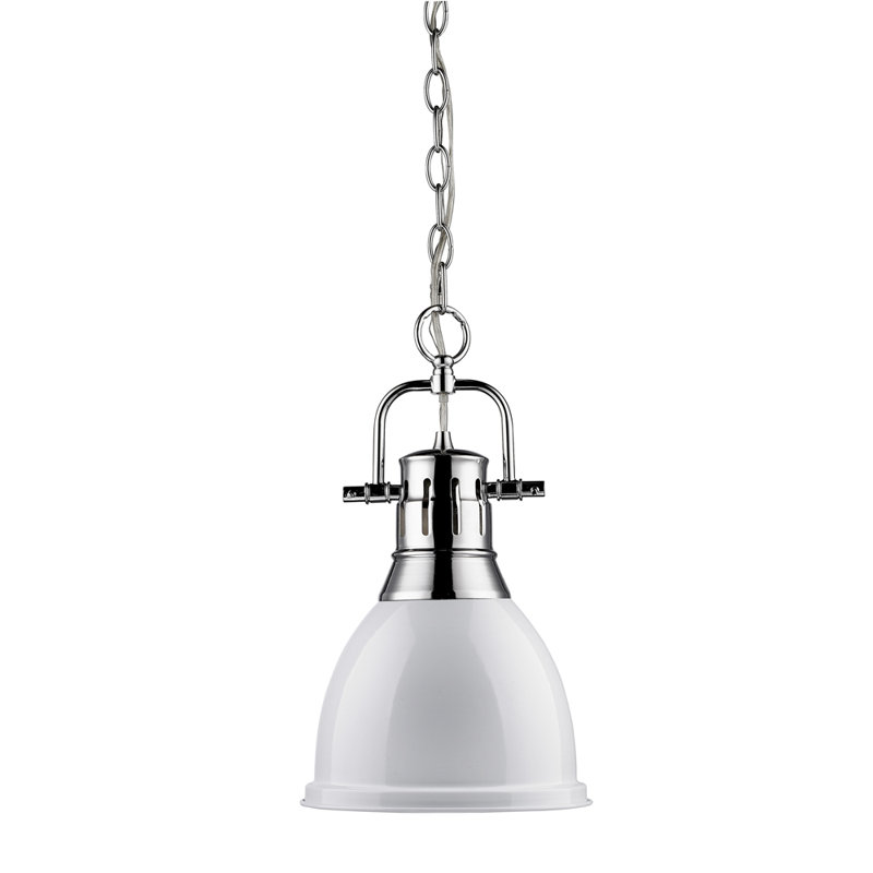 Alethia 1 - Light Kitchen Island Pendant, Black, Chrome