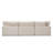 Upholstered 124 " Polyester Blend Sofa