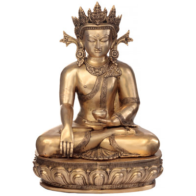 Statue de Bouddha couronné (bouddhiste tibétain)
