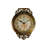 Wall Clock Vintage Style with Swinging Pendulum Ornate Details