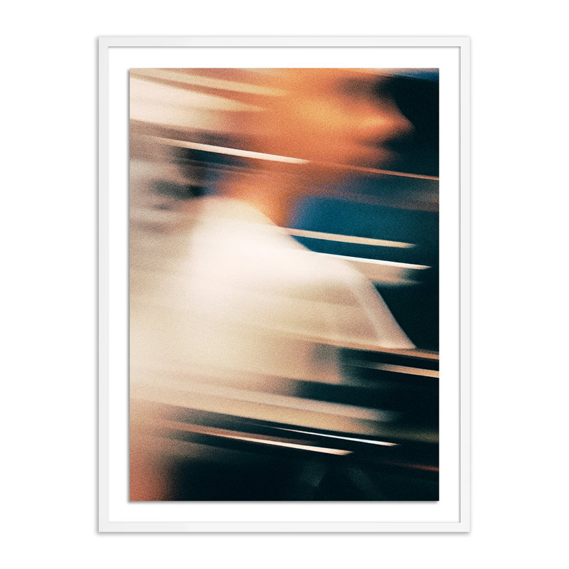 Marine II Print, White, 40" H x 30" W x 2.5" D