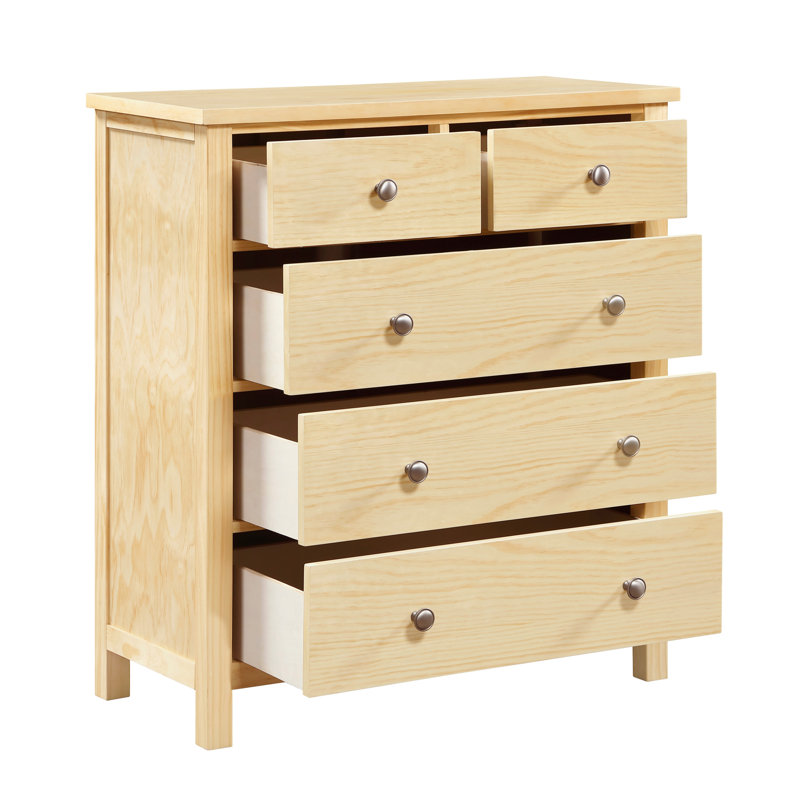 Meuble de rangement 5 tiroirs pour chambre à coucher à 5 tiroirs