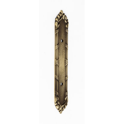 Ribbon And Reed Brass Back Plate