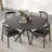 47.2" Solid Wood Round Dining Kitchen Table For 4-6 People With Intersecting Pedestal Base-2143005298-2143005302