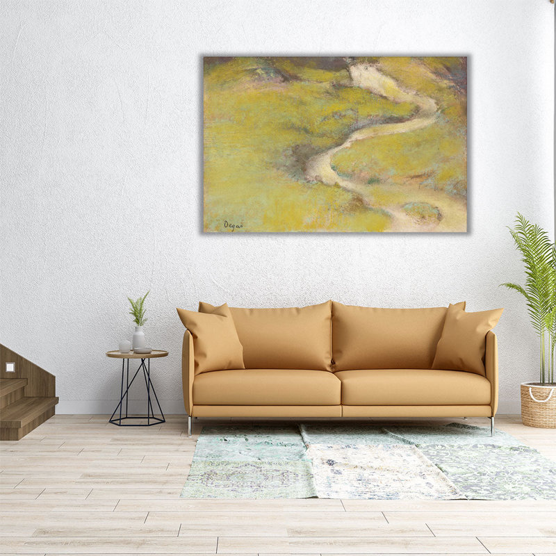 Degas Countryside Views I - reproduction d'art sur toile, H 40 po x l 60 po