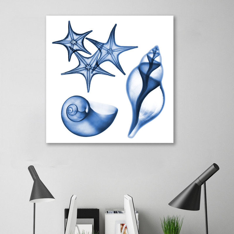 Blue Assortment Three - Wrapped Canvas Print, 30 cm H x 30 cm W