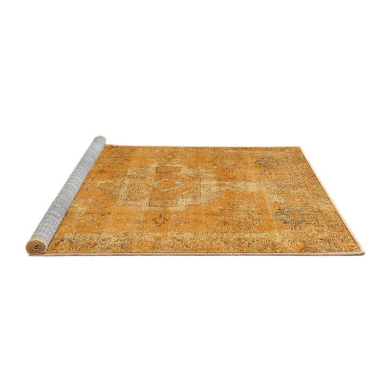 Tapis oriental tissé à la machine Aldus, Rond 3 pi