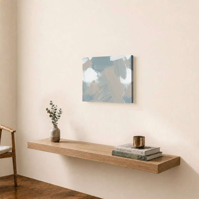 «Miami Abstract Gray I» par Lucille Price - Impression sur toile