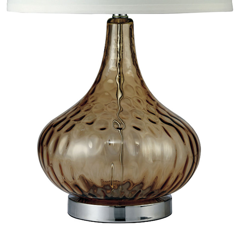 Ensemble de lampe de table 15" Marceline, Ambre