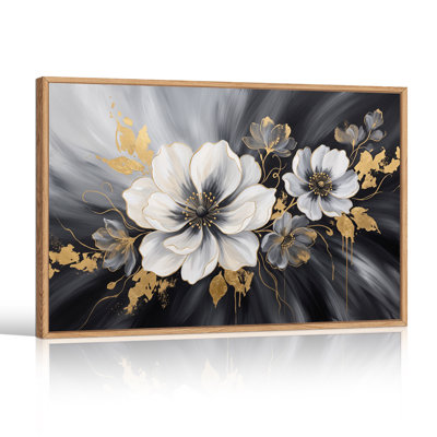 Art sur toile tourbillon foncé