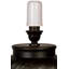 Lampe d'extérieur d'extérieur à texture noire deux fois 24 po