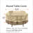Outdoor Patio Dining Set Cover-856425028